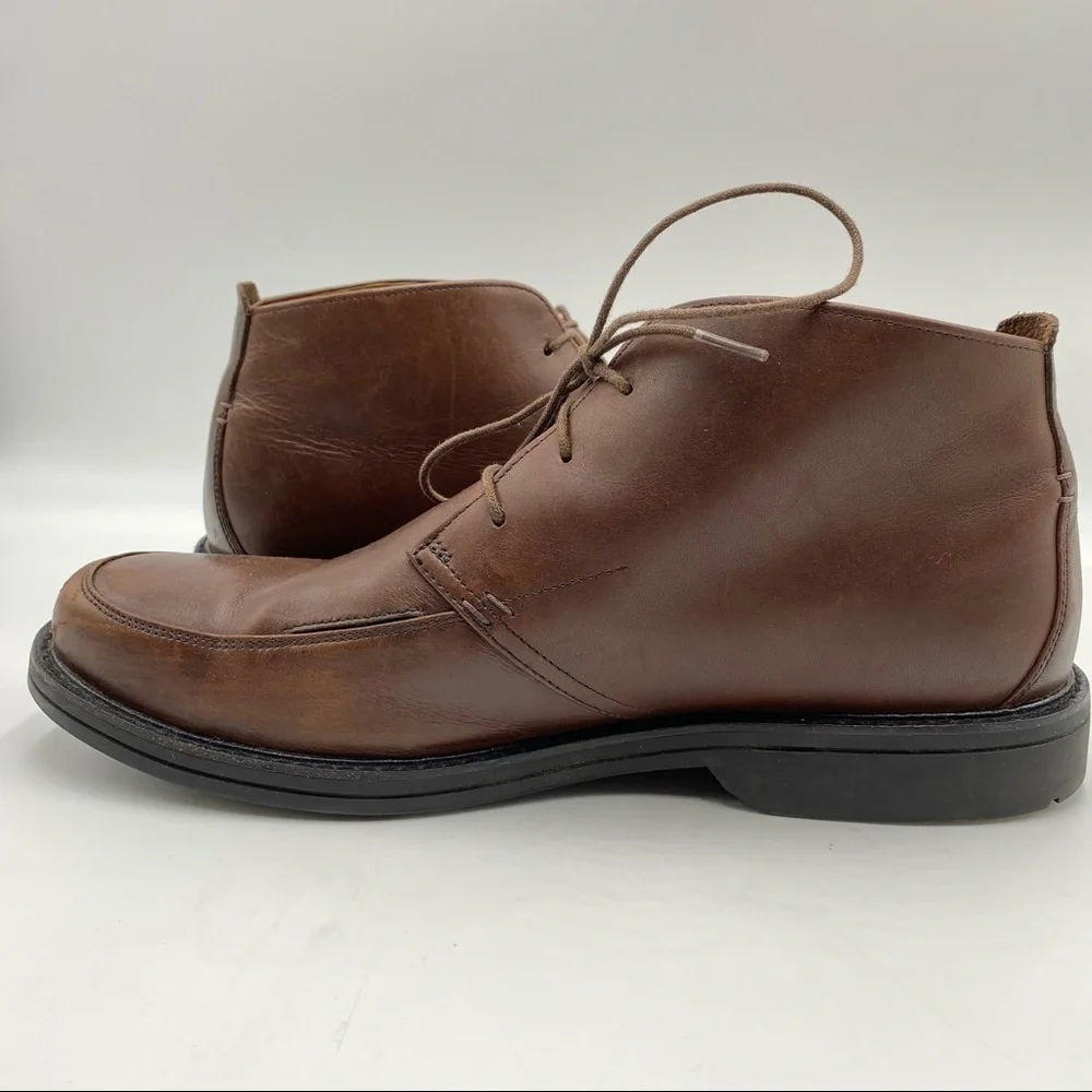 Timberland Genuine Leather Chukka Boots Size 10.5 Brown Smart Comfort System - Picture 8 of 16